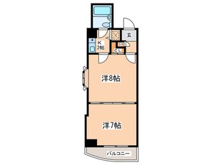 シ－サイドビラ鵠沼の物件間取画像